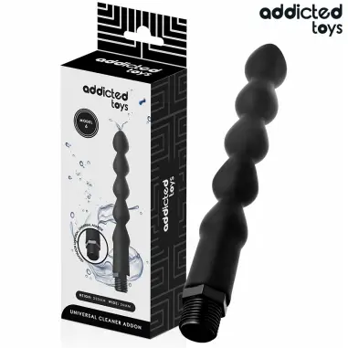 ADDICTED TOYS - LIMPIADOR ANAL CON ADAPTADOR UNIVERSAL MODELO 6 Ducha Anal