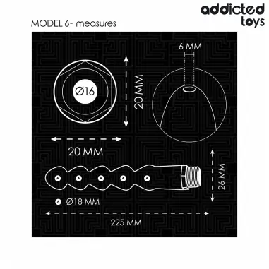 ADDICTED TOYS - LIMPIADOR ANAL CON ADAPTADOR UNIVERSAL MODELO 6 Ducha Anal