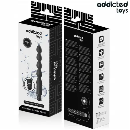 ADDICTED TOYS - LIMPIADOR ANAL CON ADAPTADOR UNIVERSAL MODELO 6 Ducha Anal
