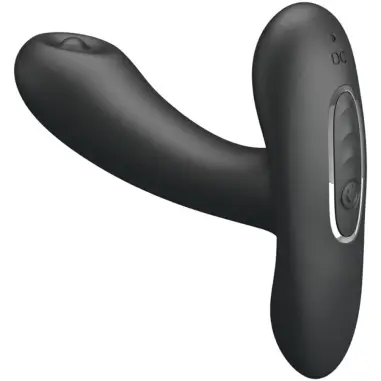 PRETTY LOVE - REMINGTON MASAJEADOR VIBRADOR ANAL Y VAGINAL NEGRO Vibradores Clásicos anales o vaginales