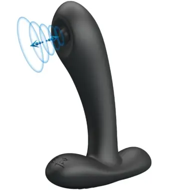 PRETTY LOVE - REMINGTON MASAJEADOR VIBRADOR ANAL Y VAGINAL NEGRO Vibradores Clásicos anales o vaginales