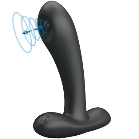 PRETTY LOVE - REMINGTON MASAJEADOR VIBRADOR ANAL Y VAGINAL NEGRO Vibradores Clásicos anales o vaginales