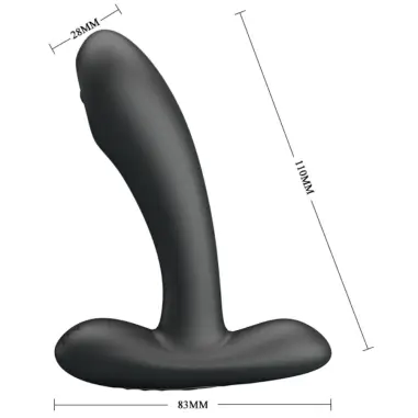 PRETTY LOVE - REMINGTON MASAJEADOR VIBRADOR ANAL Y VAGINAL NEGRO Vibradores Clásicos anales o vaginales