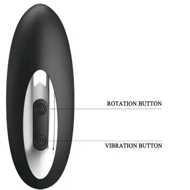 MR PLAY - MASAJEADOR PROSTÁTICO CON ROTACIÓN Y VIBRACIÓN Especial Prostáticos
