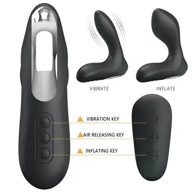 MR PLAY - MASAJEADOR DE PRÓSTATA CON VIBRACIÓN CONTROL REMOTO Especial Prostáticos