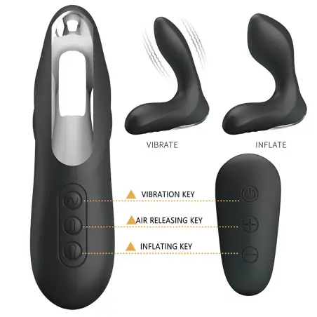 MR PLAY - MASAJEADOR DE PRÓSTATA CON VIBRACIÓN CONTROL REMOTO Especial Prostáticos