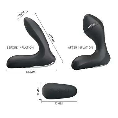 MR PLAY - MASAJEADOR DE PRÓSTATA CON VIBRACIÓN CONTROL REMOTO Especial Prostáticos