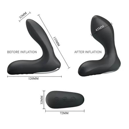 MR PLAY - MASAJEADOR DE PRÓSTATA CON VIBRACIÓN CONTROL REMOTO Especial Prostáticos