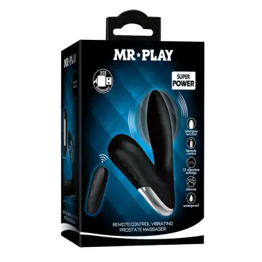 MR PLAY - MASAJEADOR DE PRÓSTATA CON VIBRACIÓN CONTROL REMOTO Especial Prostáticos