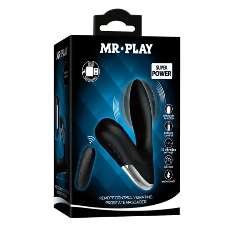 MR PLAY - MASAJEADOR DE PRÓSTATA CON VIBRACIÓN CONTROL REMOTO Especial Prostáticos
