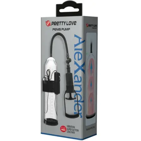 PRETTY LOVE - BOMBA DE ERECCIÓN CON VIBRACIÓN Bomba Alargadora Pene