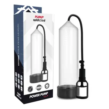 PUMP ADDICTED - BOMBA ERECCIÓN RX7 TRANSPARENTE Bomba Alargadora Pene