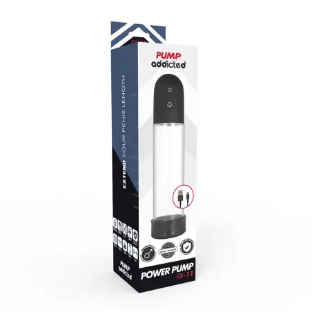 PUMP ADDICTED - BOMBA ERECCIÓN RX11 AUTOMATICA Bomba Alargadora Pene