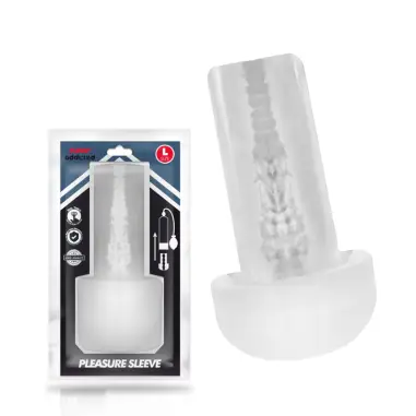 PUMP ADDICTED - PLEASURE SLEEVE MASTUBADOR TALLA L 