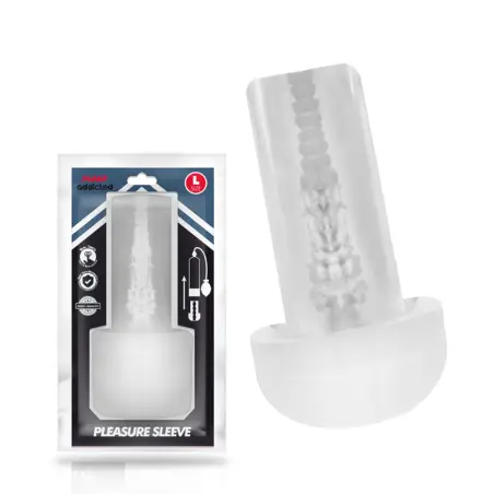 PUMP ADDICTED - PLEASURE SLEEVE MASTUBADOR TALLA L 