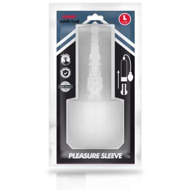 PUMP ADDICTED - PLEASURE SLEEVE MASTUBADOR TALLA L 