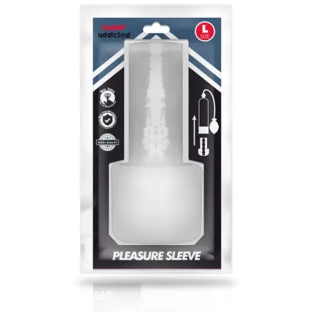 PUMP ADDICTED - PLEASURE SLEEVE MASTUBADOR TALLA L 