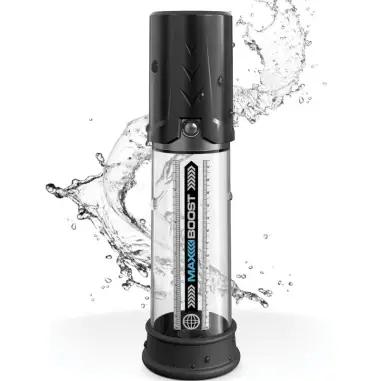 PUMP WORX - BOMBA DE ERECCION MAX BOOST NEGRO Bomba Alargadora Pene