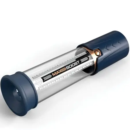 PUMP WORX - BOMBA DE ERECCION MAX BOOST AZUL Bomba Alargadora Pene