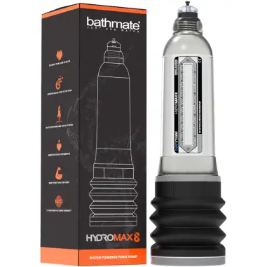 BATHMATE - HYDROMAX 8 TRANSPARENTE Bomba Alargadora Pene