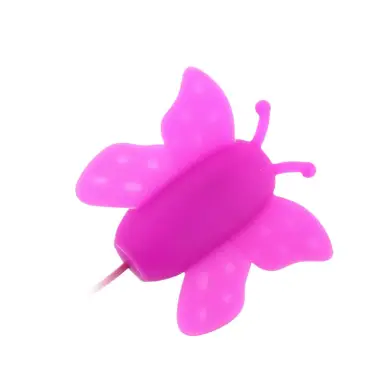 BAILE - ESTIMULADOR DE CLÍTORIS MARIPOSA LOVE EGGS 12 VELOCIDADES LILA CONTROL REMOTO Mini vibradores