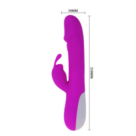PRETTY LOVE - FLIRTATION VIBRADOR CON ESTIMULADOR CLITORIS ROBERT 