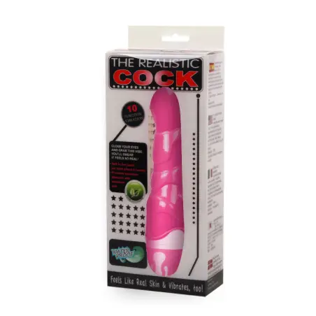 BAILE - THE REALISTIC COCK ROSA 21.8 CM 