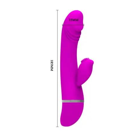 PRETTY LOVE - FLIRTATION VIBRADOR CON RABBIT DAVID 