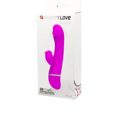 PRETTY LOVE - FLIRTATION VIBRADOR CON RABBIT DAVID 
