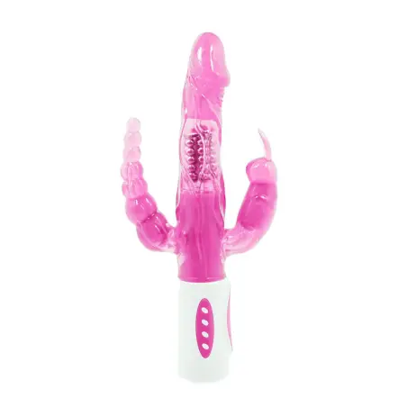 BAILE - PRETTY BUNNY TRIPLE VIBRADOR ROTADOR 