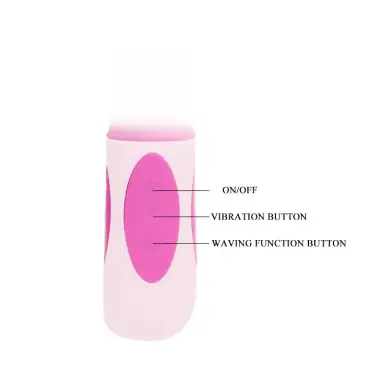 BAILE - PRETTY BUNNY TRIPLE VIBRADOR ROTADOR 