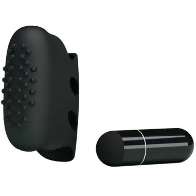 PRETTY LOVE - FLIRTATION DEDAL CON VIBRACIÓN STEWARD NEGRO Vibradores Dedo