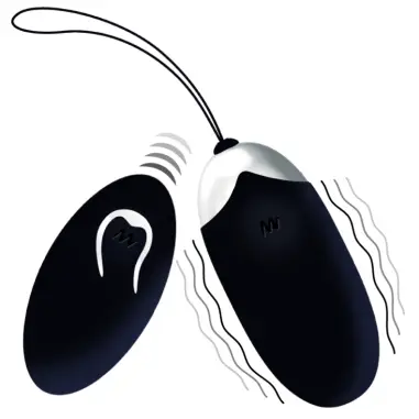 INTENSE - FLIPPY II HUEVO RECARGABLE REMOTO NEGRO 