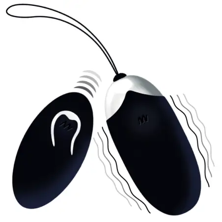 INTENSE - FLIPPY II HUEVO RECARGABLE REMOTO NEGRO 