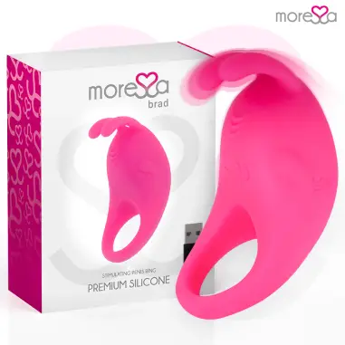 MORESSA - BRAD PREMIUM SILICONE RECARGABLE ROSA 