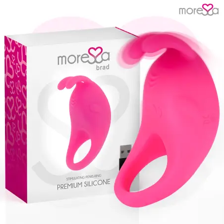 MORESSA - BRAD PREMIUM SILICONE RECARGABLE ROSA 