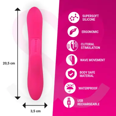 MORESSA - ETHAN EFECTO WAVE MAS POTENTE VIBRACIÓN PREMIUM SILICONE RECARGABLE 