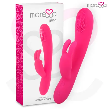 MORESSA - GINO TICKLING VAGINAL PREMIUM SILICONE RECARGABLE 