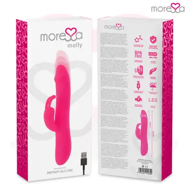 MORESSA - MOLLY IMPULSOR UP&DOWN Y POTENTE VIBRACIÓN PREMIUM SILICONE RECARGABLE 