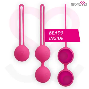 MORESSA - OSIAN SET PREMIUM SILICONA ROSA (Osian One - 51 g | Osian Two - 101 g | Osian Three 85 g) 