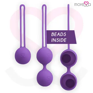 MORESSA - OSIAN SET Osian One 51 Gr / Osian Two 101 Gr / Osian Three 85 gr PREMIUM SILICONA LILA 