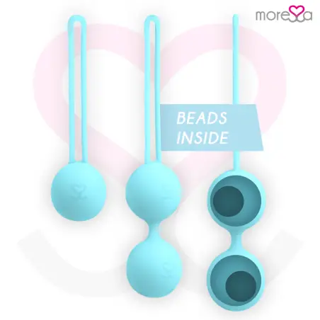 MORESSA - OSIAN SET Osian One 51 Gr / Osian Two 101 Gr / Osian Three 85 gr PREMIUM SILICONA TURQUESA 
