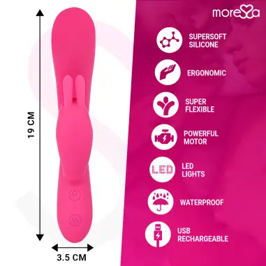 MORESSA - TELMO TICKLING CLITORIAL PREMIUM SILICONE RECARGABLE 