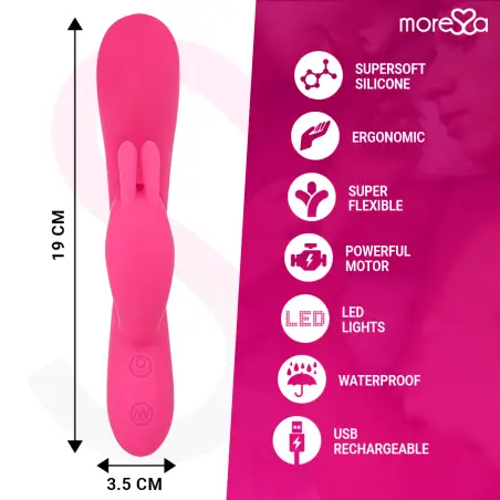 MORESSA - TELMO TICKLING CLITORIAL PREMIUM SILICONE RECARGABLE 