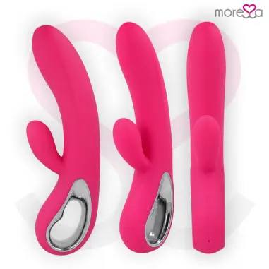 MORESSA - TROY MASAJEADOR PUNTO G Y CLITORIS PREMIUM SILICONE RECARGABLE 