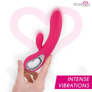 MORESSA - TROY MASAJEADOR PUNTO G Y CLITORIS PREMIUM SILICONE RECARGABLE 