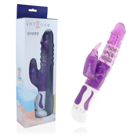 INTENSE - GUPPY VIBRADOR ROTADOR LILA 