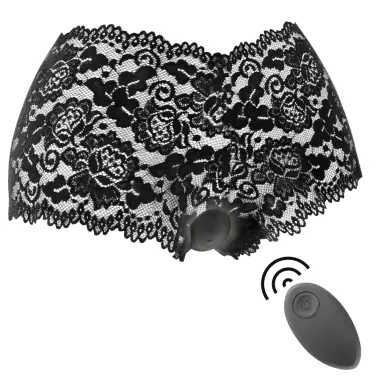 BLACK&SILVER - ZARA ESTIMULADOR CONTROL REMOTO CON PANTY GRATIS 
