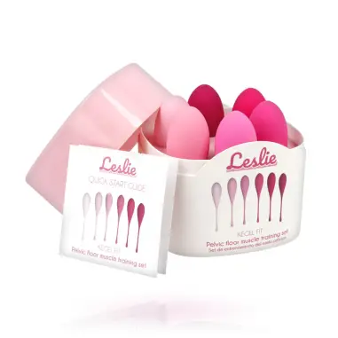 LESLIE - KEGEL FIT ENTREGADOR SUELO PELVICO 6 PESOS 