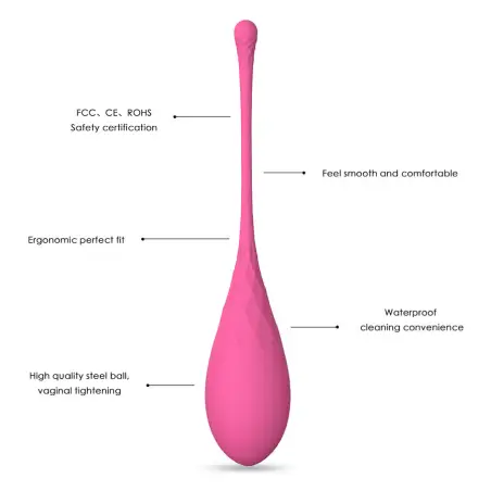 LESLIE - KEGEL FIT ENTREGADOR SUELO PELVICO 6 PESOS 
